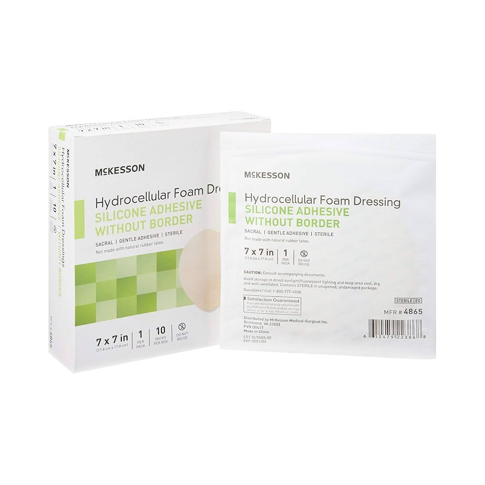 シズカちゃんママ用BENEFIQUE CLEAR EMULSION C Medline Optifoam Gentle EX Sacrum Foam Dressing, 7